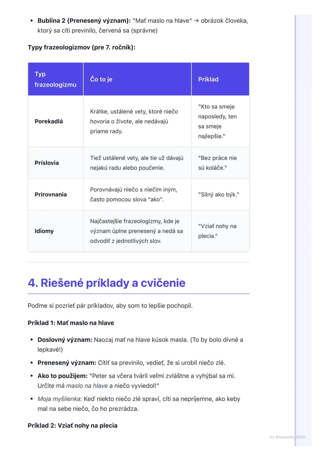 # Frazeologizmy
1. Prehľad a úvod
Ahojte! Dnes si píšem poznámky o frazeologizmoch. Je to super zaujímavá
časť slovenčiny, ktorá nám pomáh