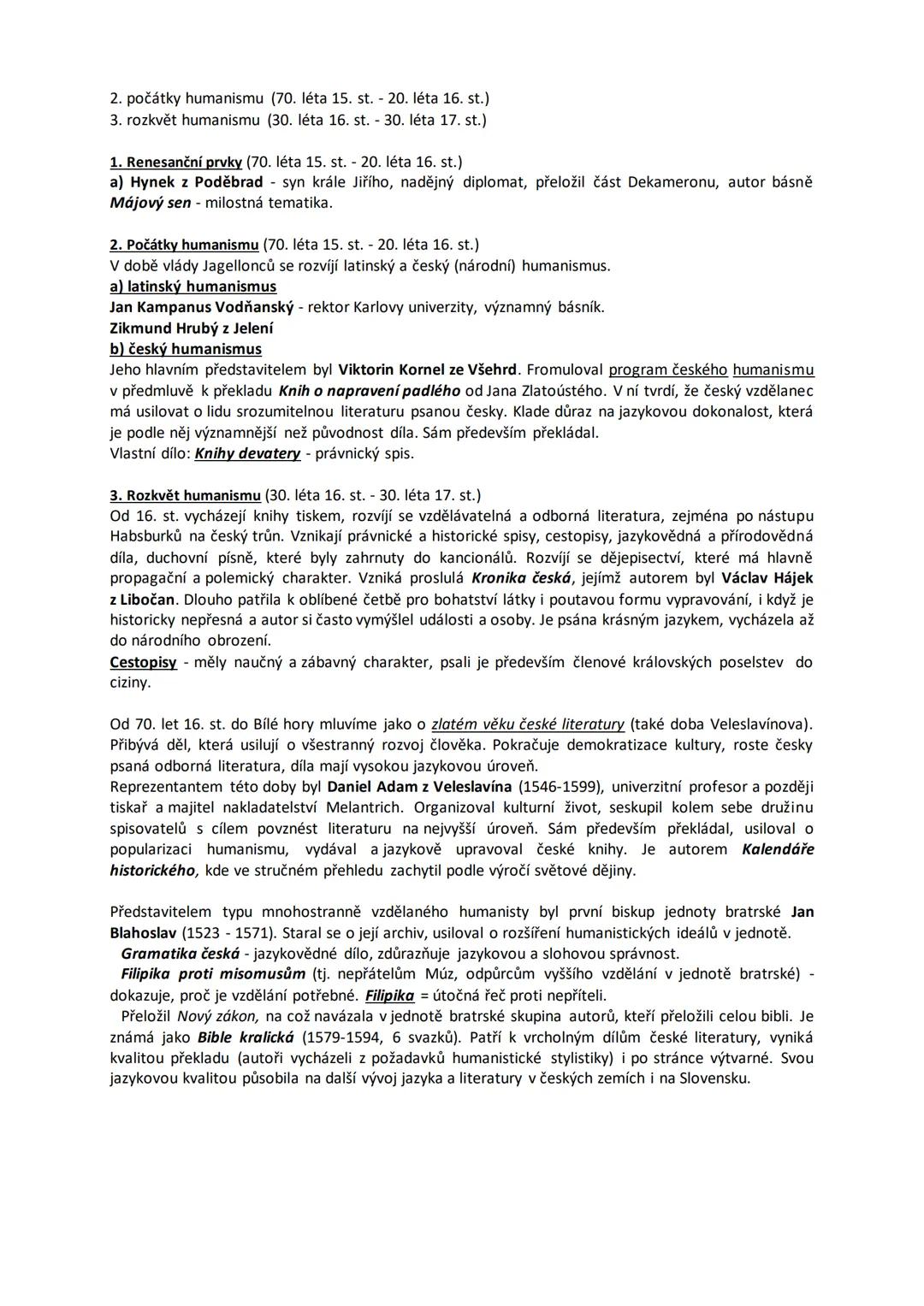 3. Renesance a humanismus
1. Renesance (poč. 14. st. - poč. 17. st.)
Renesance (z franc. la renaissance = znovuzrození) je jedna z největšíc