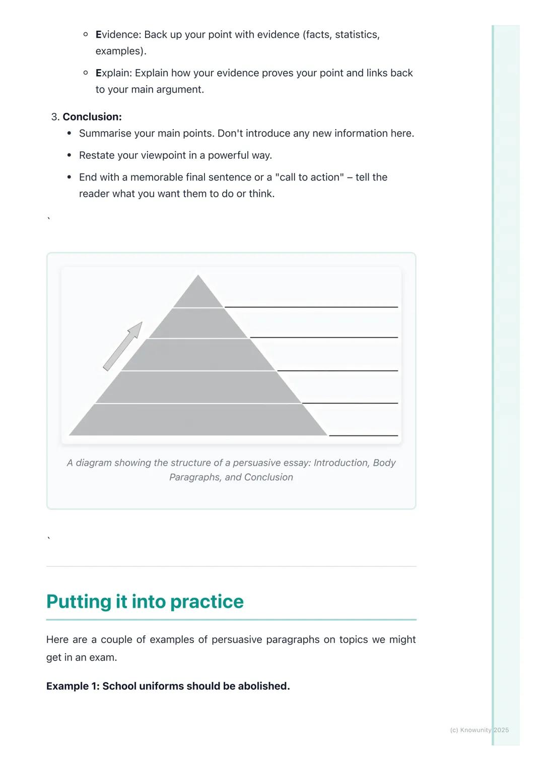 # Persuasive Writing
## What is persuasive writing?
Persuasive writing is all about convincing the reader to agree with your point of
view