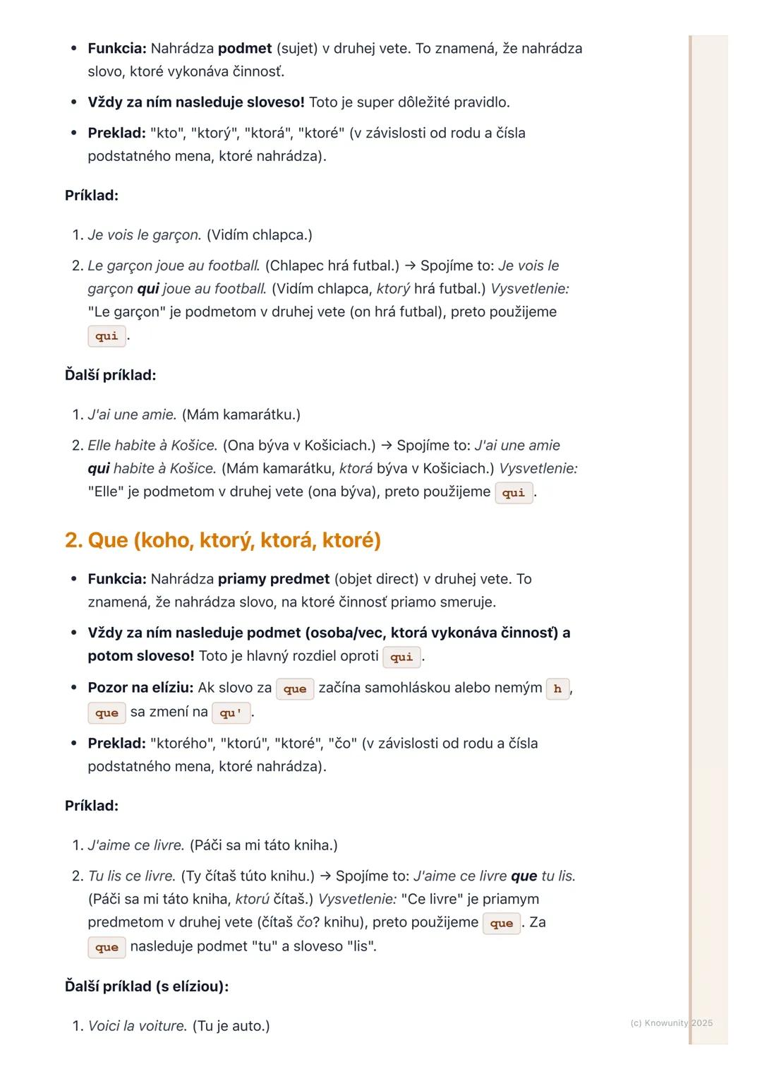 # Vzťažné zámená (qui, que, où,
dont)
Prehľad / Úvod
Dnes sa budeme učiť o vzťažných zámenách vo francúzštine. Sú to super
dôležité slová,