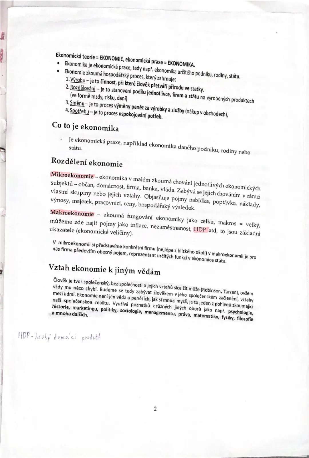 # Základní ekonomické
## pojmy
Kořeny ekonomie sahají do minulosti. Se zprávami o směně, obchodu a penězích se setkáváme již
v antickém Ře