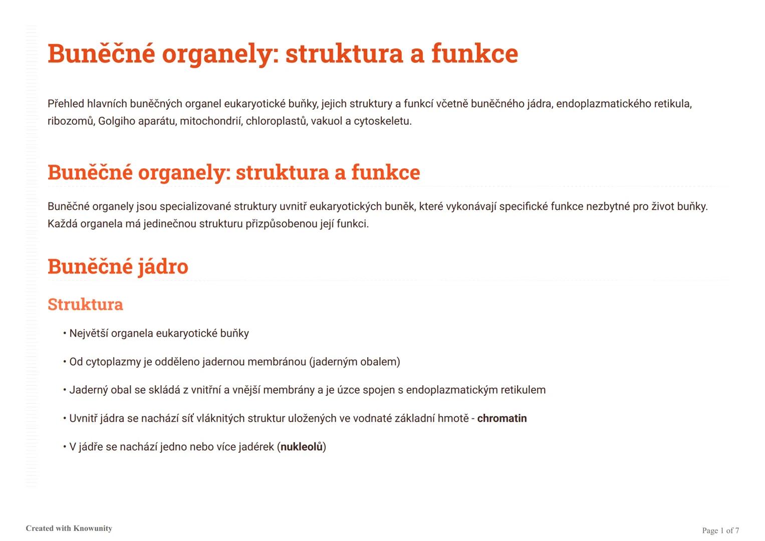 ## Buněčné organely: struktura a funkce
Přehled hlavních buněčných organel eukaryotické buňky, jejich struktury a funkcí včetně buněčného j