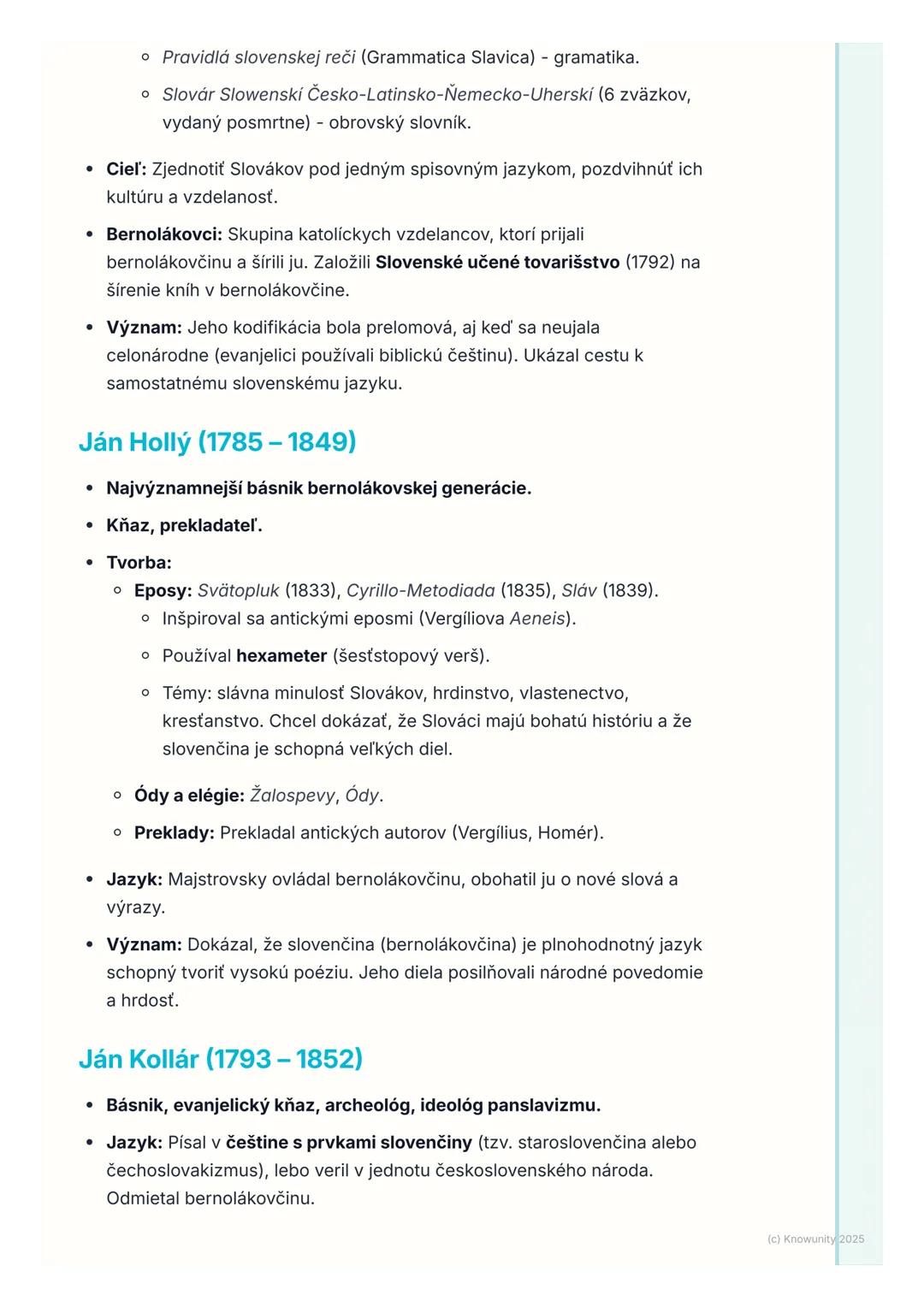 # Slovenská klasicistická
literatúra
## 1. Prehľad / Úvod
Slovenská klasicistická literatúra je dôležité obdobie v našich dejinách,
hlavne