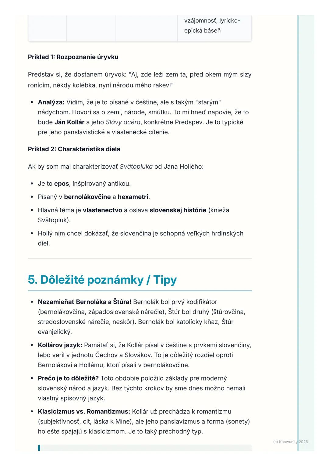 # Slovenská klasicistická
literatúra
## 1. Prehľad / Úvod
Slovenská klasicistická literatúra je dôležité obdobie v našich dejinách,
hlavne