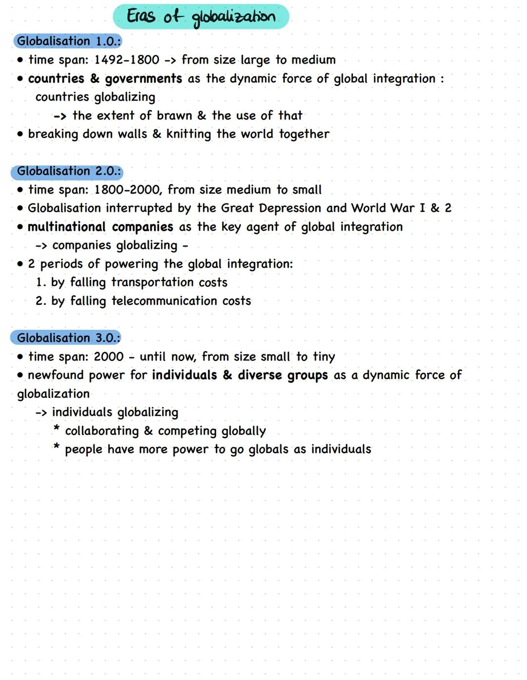 # GLOBALISATION Definition
• process of increasing global
conformity (übereinstimmung)
Lo with regard to cultural, economical &
technical