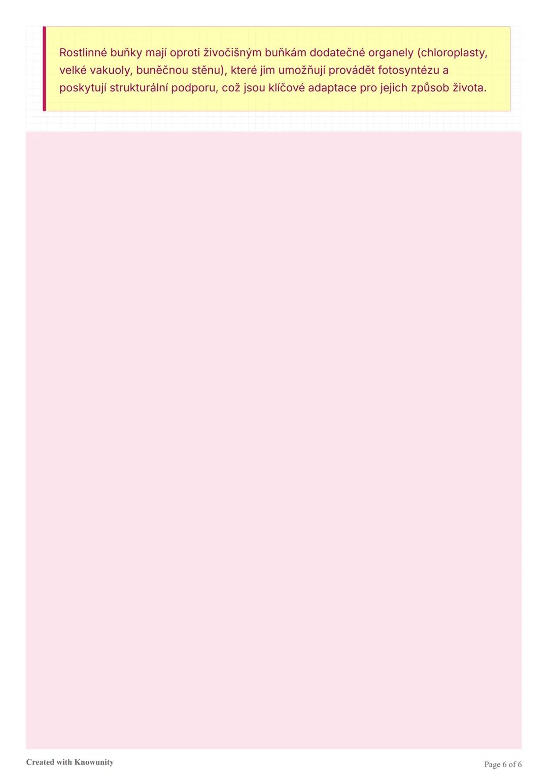 Buněčné organely
Struktura a funkce buněčných organel v živočišných a rostlinných buňkách.
Buněčné organely
Buněčné organely jsou specializo
