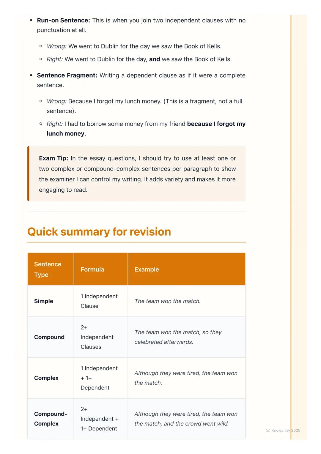 # Sentence Structure
An introduction to sentence structure
Okay, so this is all about how we build sentences. Using different types of
sen