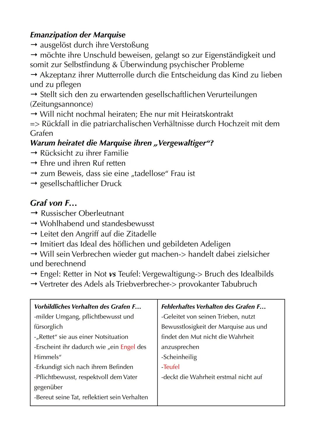 Heinrich von Kleist:
„Die Marquise von O..."
Autor: Heinrich von Kleist
Jahr: 1808
Textsorte: Novelle (Erzählung)
Protagonisten: Marquise v