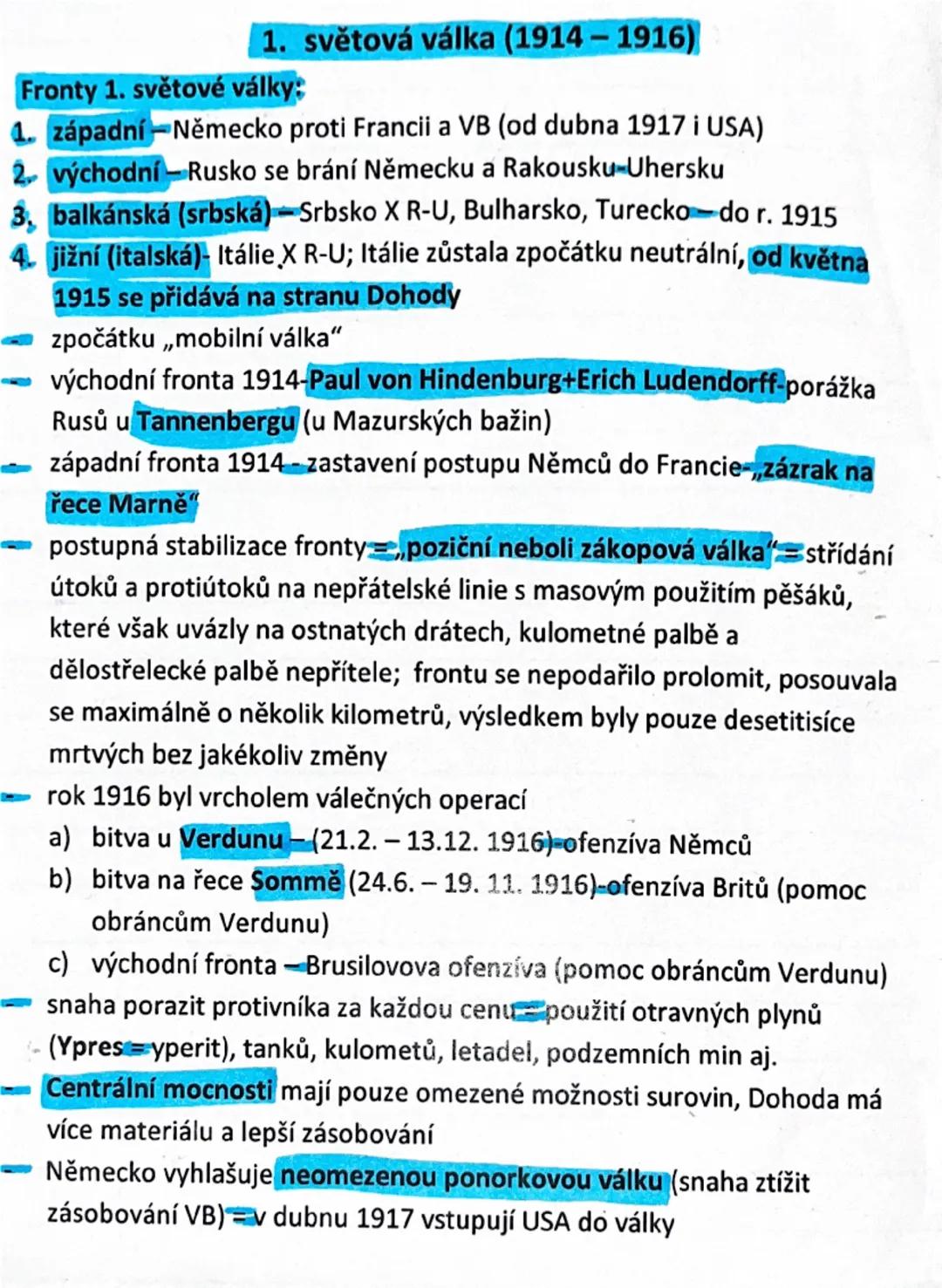 1. světová válka
