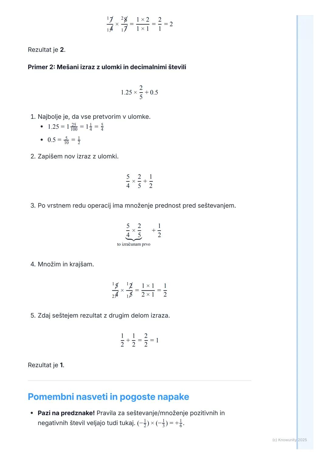 # Racionalna števila
## Pregled racionalnih števil
Racionalna števila so vsa števila, ki jih lahko zapišemo kot ulomek. Το
vključuje cela