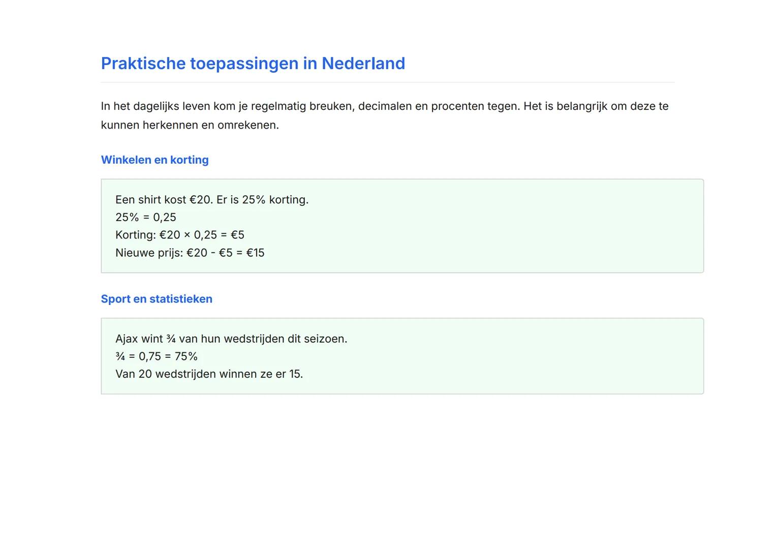 Breuken, decimalen en procenten omrekenen
Rekenen voor groep 8
Leer hoe je breuken, decimalen en procenten omrekent naar elkaar
Rekenen Gra