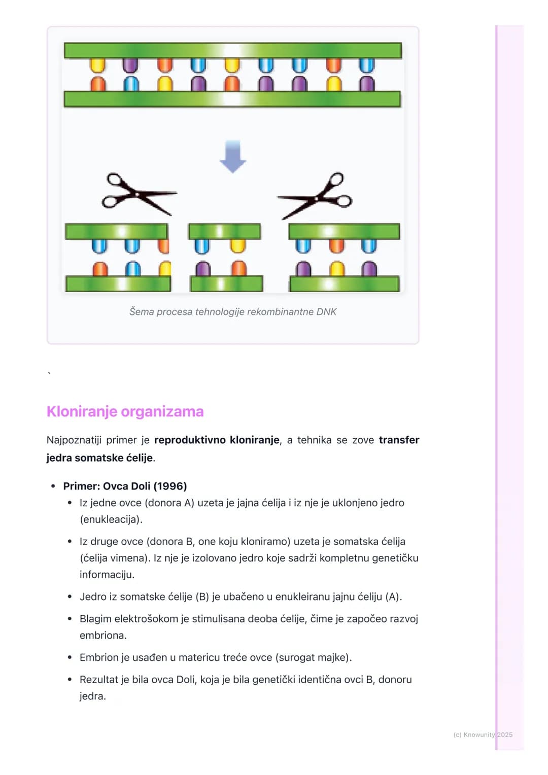 # Genetičko inženjerstvo i
biotehnologija
Uvod u genetičko inženjerstvo i
biotehnologiju
Genetičko inženjerstvo je skup tehnika kojima se
