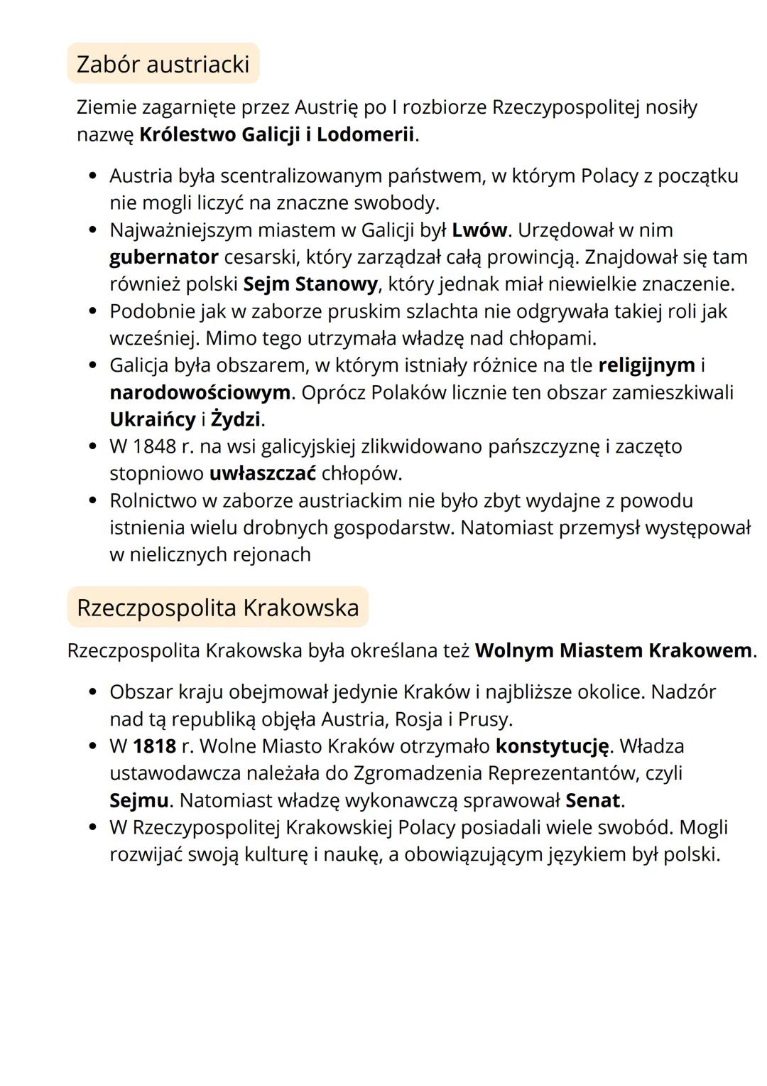 # SYSTEM WIEDEŃSKI NA
# ZIEMIACH POLSKICH
Ziemie polskie w latach 1815-1830
Ziemie polskie w latach 1815-1830 posiadały różny status
*