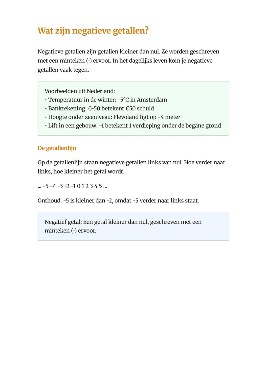 Rekenen met negatieve getallen
- Basis bewerkingen
Leer optellen, aftrekken, vermenigvuldigen en delen met negatieve
getallen
Rekenen Grad