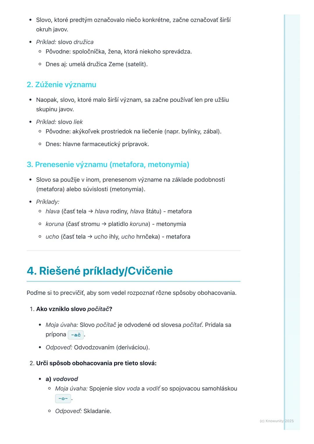 # Obohacovanie slovnej zásoby
## 1. Prehľad obohacovania slovnej zásoby
Takže, dnes sa pozrieme na to, ako sa naša slovná zásoba v slovenč