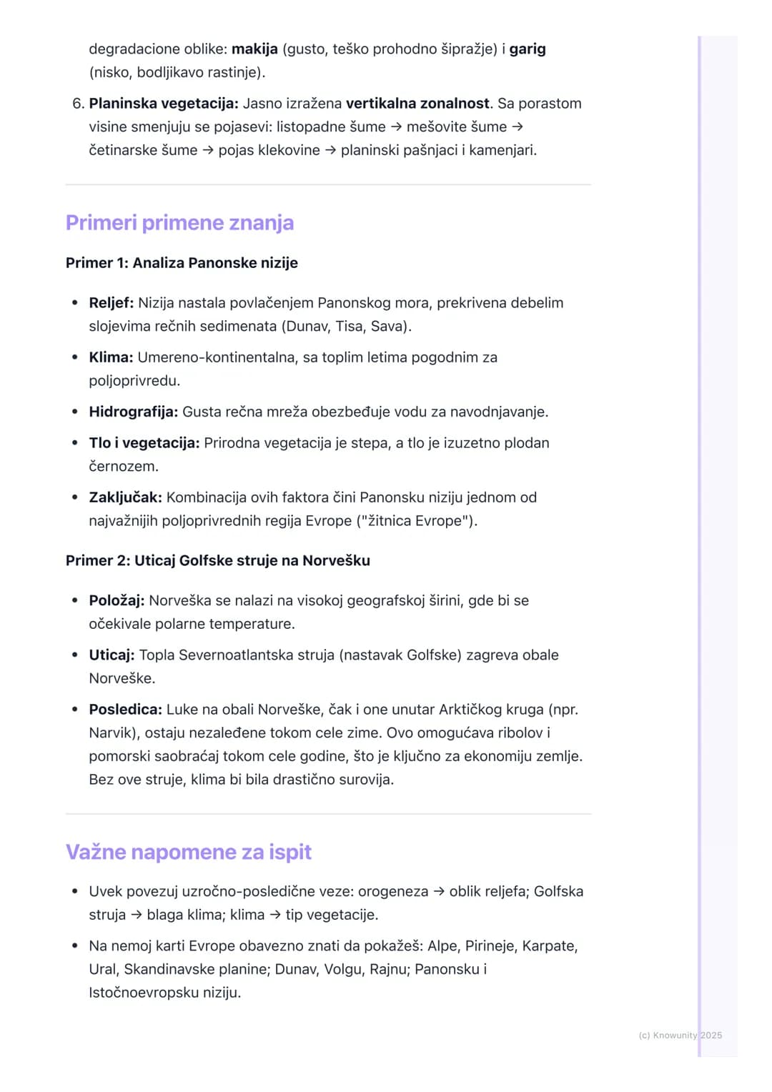 # Fizičko-geografske odlike
Evrope
Uvodni pregled fizičko-geografskih odlika
Evropa je, iako drugi najmanji kontinent, izuzetno geografski