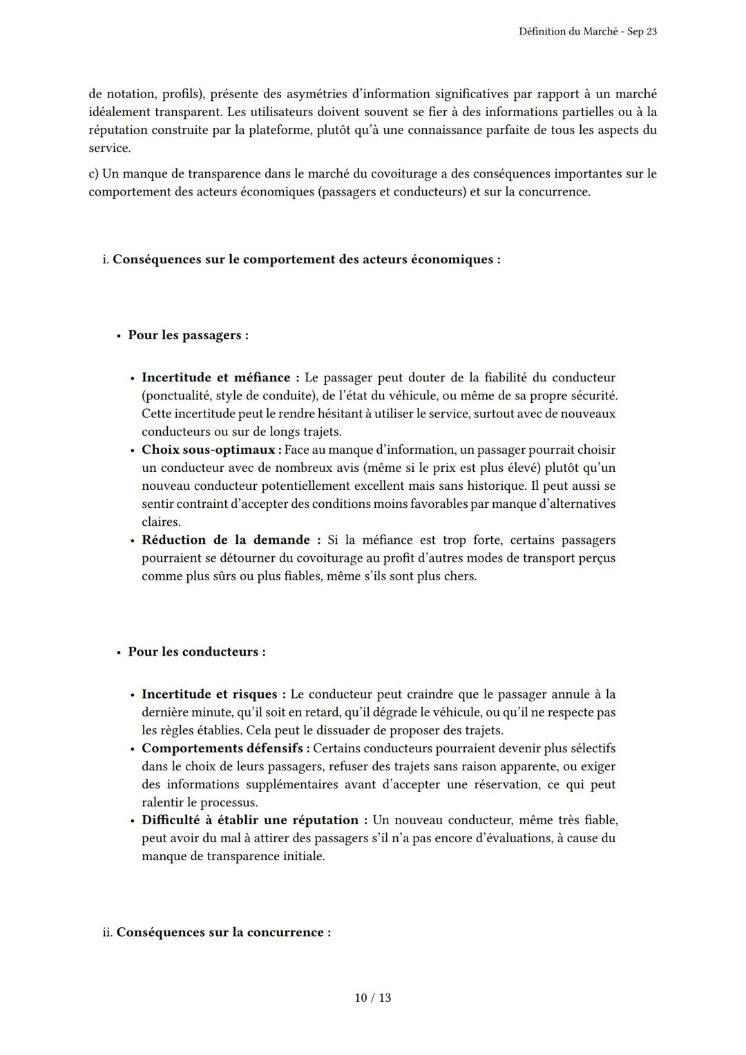 # Définition du Marché
Généré par Knowunity.fr - Sep 23
Description: Cet examen couvre la définition, les caractéristiques et les acteurs